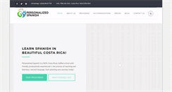 Desktop Screenshot of personalizedspanish.com
