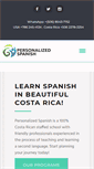 Mobile Screenshot of personalizedspanish.com